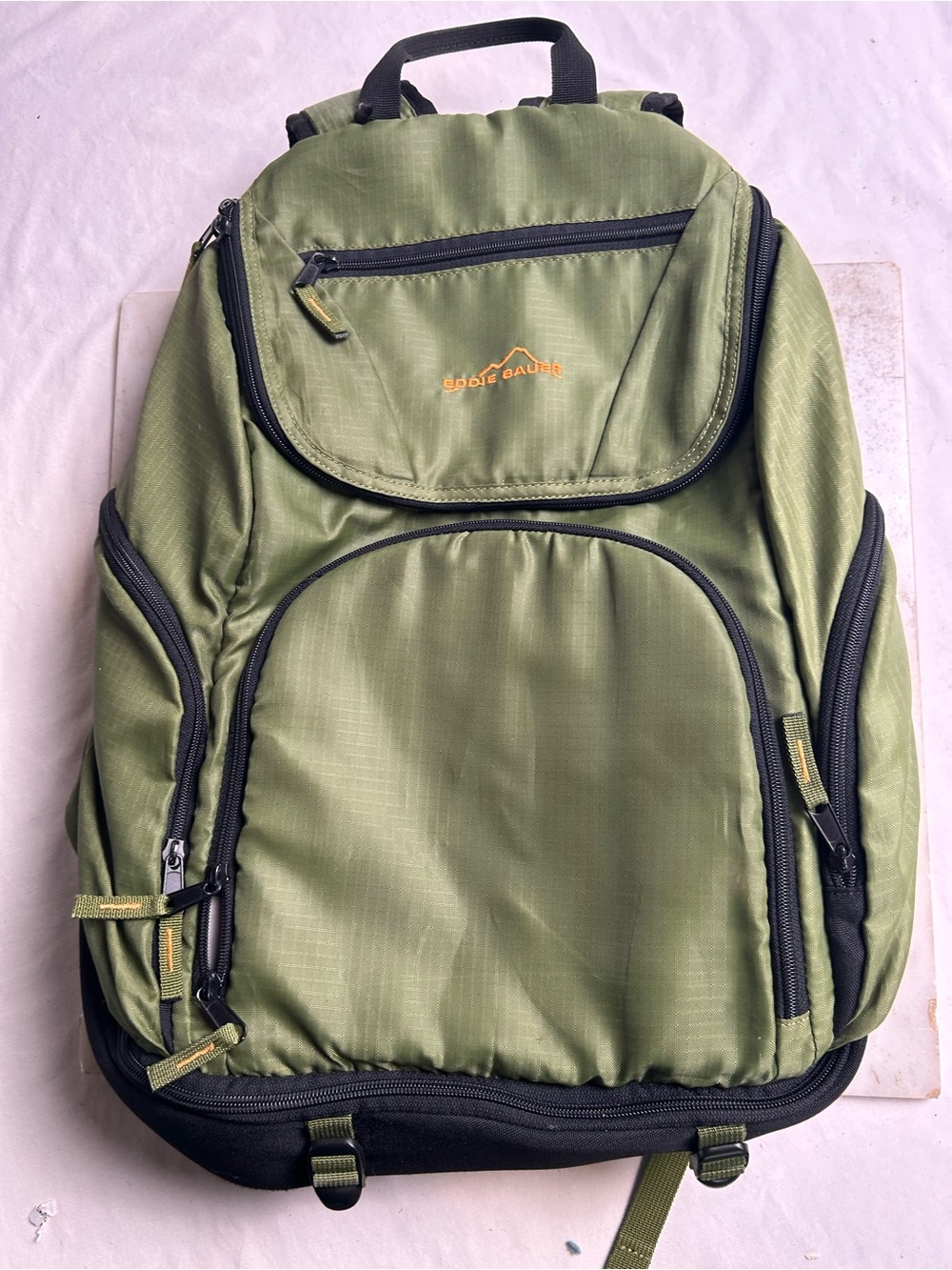 Eddie Bauer Olive Green Men's Backpack 20x16